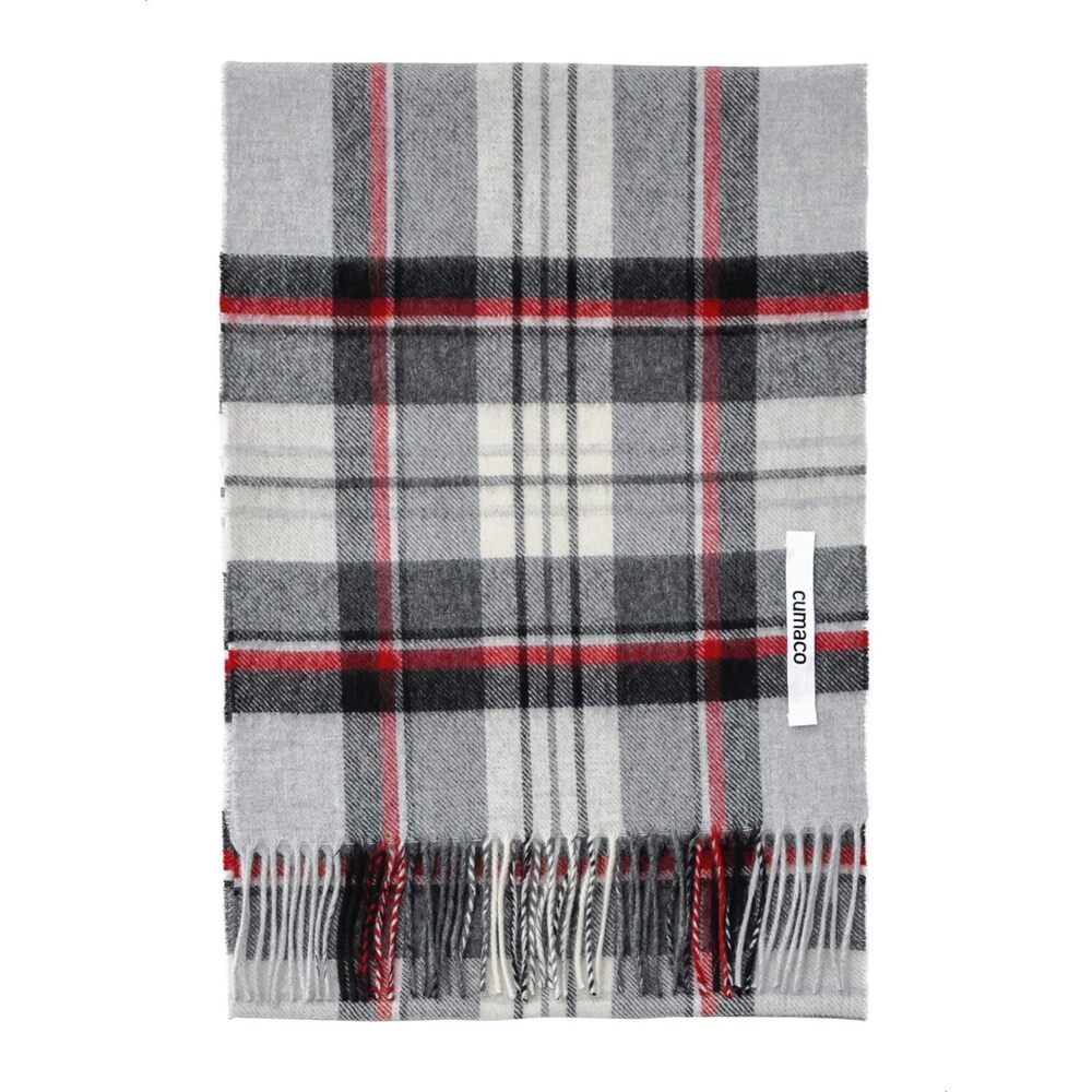 9227 14.urban Gray Cashmere Scarf Large Thick Ladies